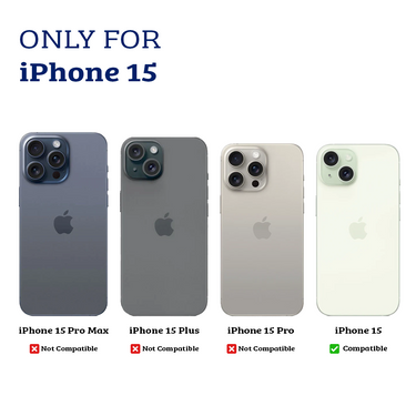 iPhone 15 Privacy Protection Full-Coverage Tempered Glass Screen Protector - Ultra Thin & Flexible, Very Hard, HD Clarity, Long-Lasting Protection with Superb Adhesion